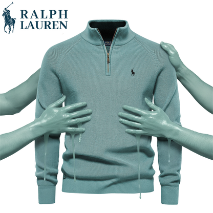 R&L Zip Neck Sweater (Clearance)